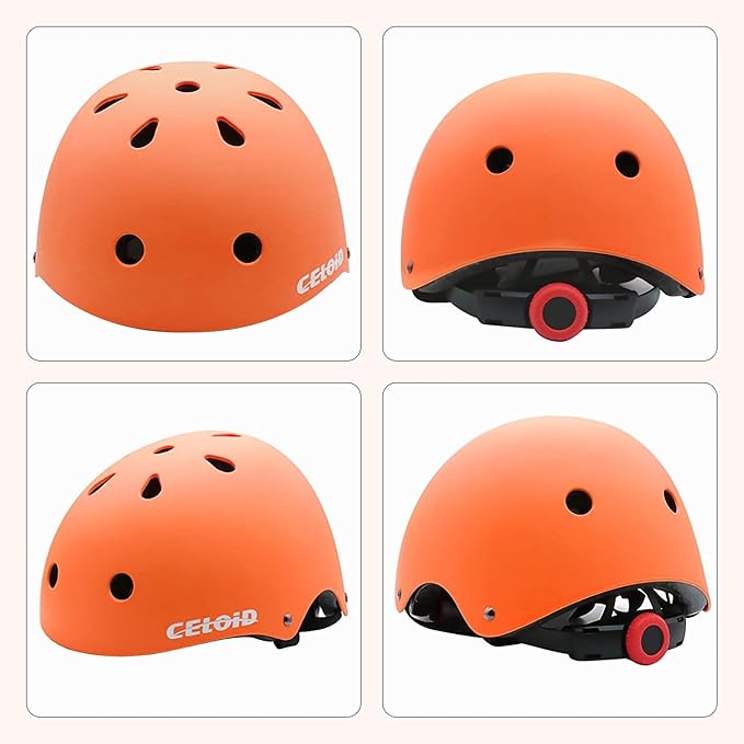 Kids Bike Helmet,Toddler Skateboard Helmets for Ages 2-3-5-8-14 Years Boys Girls,Adjustable Multi-Sport Bicycle Skateboarding Football Roller Skating Scooter Rollerblade Balance Bike Helmet